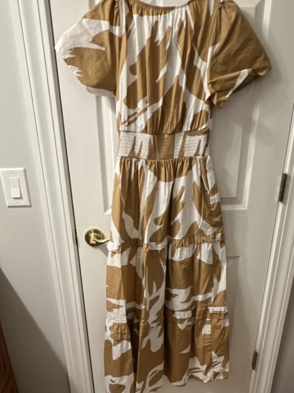 Sugarlips XS Palmer Poplin Tiered Maxi Dress - Picture 2 of 5